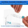 Protective Reusable Glasses Frame Face Visor. 80 Pack Protective Reusable