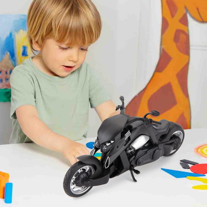 BDTCTK 1:12 Compatible for Travertson V-rex Motorcycle Toy Car, Model