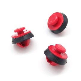 VVO Fasteners- Red Plastic Rear Wheel Arch Flares & Moulding Trim Clips for Renault Kadjar, (Pack of 10)
