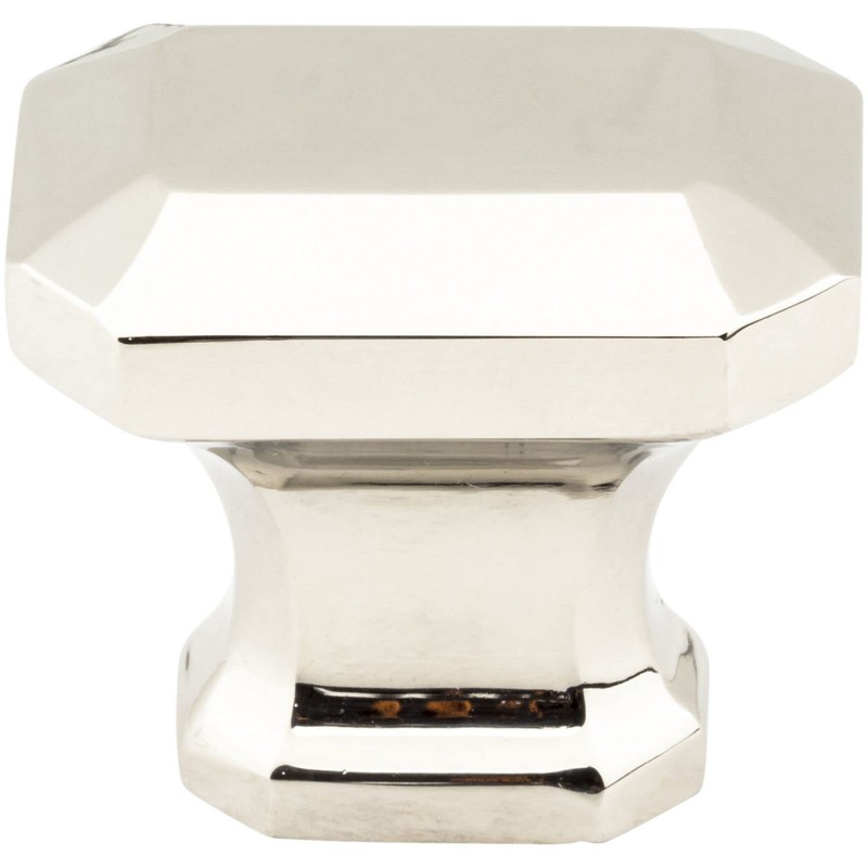 Jeffrey Alexander 165NI Ella 1-1/4" L Emerald Cut Cabinet Knob