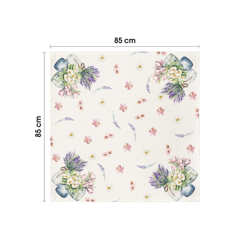 Artoid Mode Flower Vase Tulip Lavender Spring Table Linen Summer