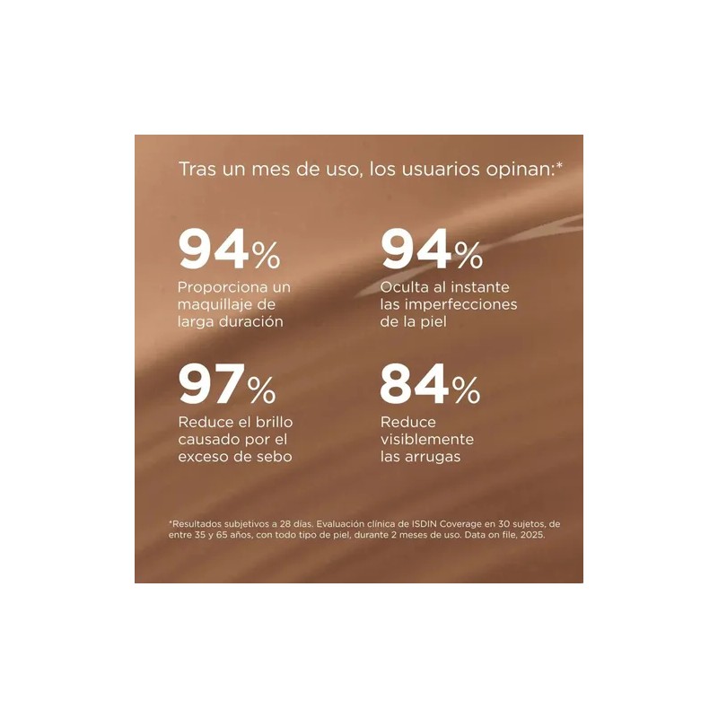 Isdin Coverage Base De Maquillaje Alta Cobertura Con Protector Solar