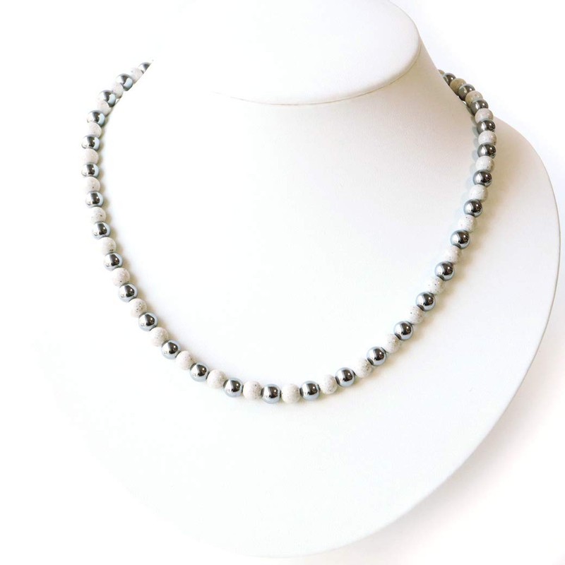 Terahertz Ore Northern Stone Necklace 0.2 inch (6 mm), Power