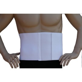 Alpha Medical Obesity & Bariatric Abdominal Binder for Hernia Surgery Support & More (6" High ; XX-Large Length)