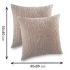 Kuscheli® Set of 2 Cushion Covers in Double Pack Cashmere
