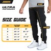Ultra Performance 3 Pack Mens Sweatpants, Fleece Cargo Joggers for