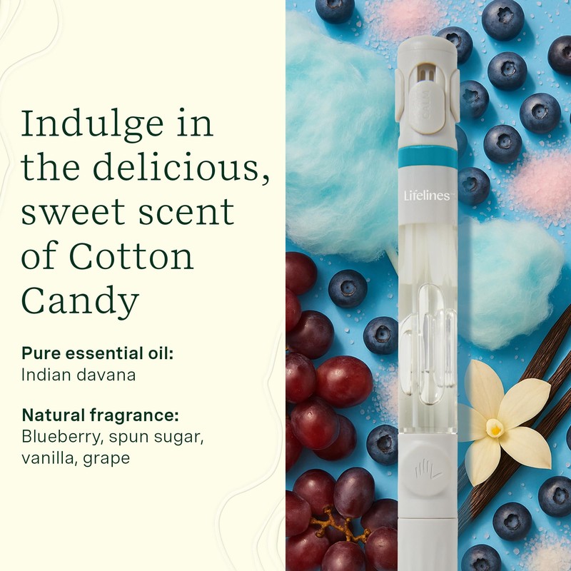 Lifelines Pen Diffuser Set, Cotton Candy - 1mm Black Ballpoint