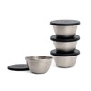 RSVP International Kitchen Prep Bowl Collection, Stainless Steel, Dishwasher Safe,