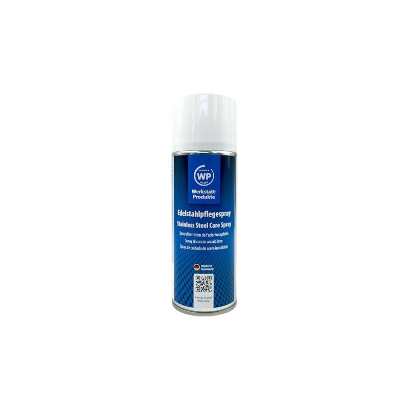 WP Edelstahlpflegespray, Pflegemittel für Edelstahl, 400ml, Made in Germany (1)