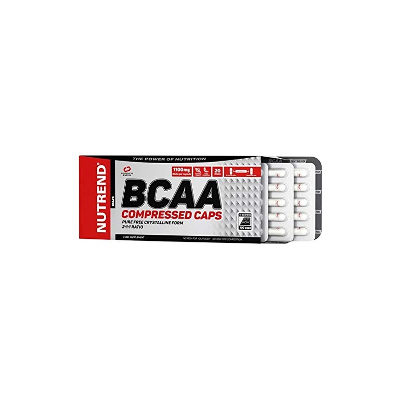 NUTREND BCAA Compressed Capsules, 120-Count