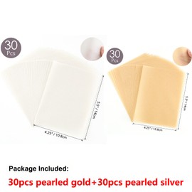 60 Sheet Vellum Paper Sheets 4.25x5.5 in Translucent Vellum Paper,100gsm Printable Tracing Paper for Invitation,Sketching and Card Overlays,Wedding Reception Invitations Envelopes Craft Vellum Paper