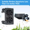 DEGGOX Aquarium Chillers Fan - Fish Tank Cooling Fan ，Axolotl