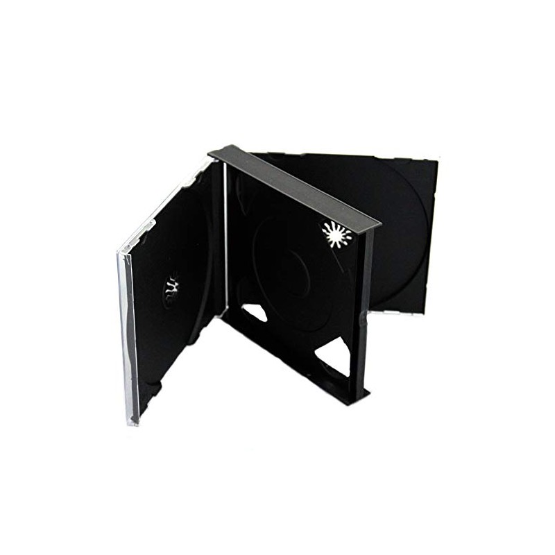 VISION MEDIA® 1 X 4 WAY QUAD MULTI BLACK CD