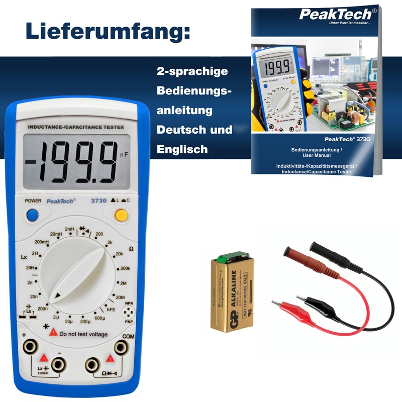PeakTech P 3730 LCR Meter