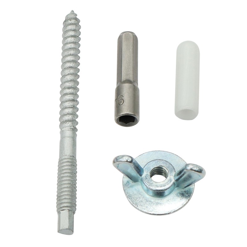 Xadnitu 30 Pack 1/4"-20 x 2-1/4" Hurricane Anchor Kit, Hardware