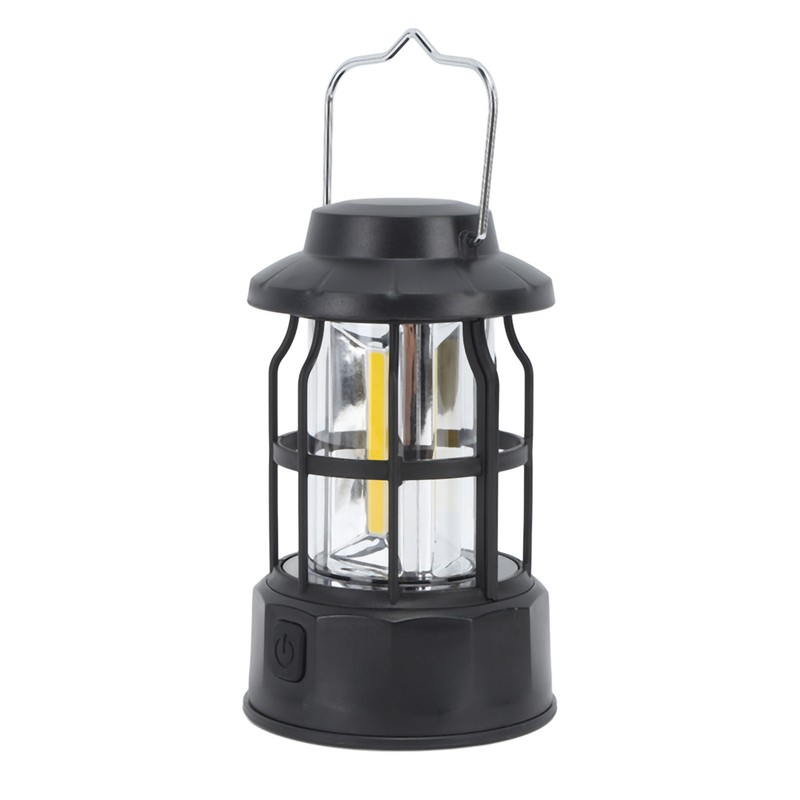 Rechargeable LED Camping Lantern Retro Portable Camping Lantern Survival Light