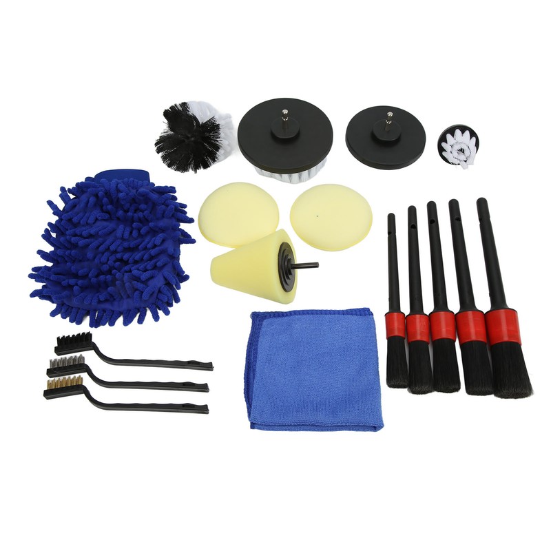 Car Detailing Brushes Set Flexibility Durable Soft Car Cleaning Brush