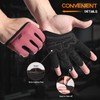 SueStar Partial Weight Lifting Gloves, 3/4 Finger Workout Gloves for