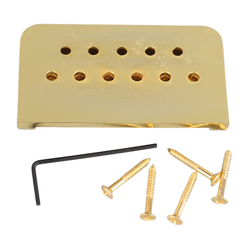 Fixed Hardtail Guitar Bridge U Shape Saddle Bridge Replacement Metal