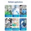 Greenour Pack of 10 Lab Coats Disposable Blue SMS Short