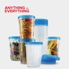 12 Pack Leakproof Freezer Containers for Food with Twist Top