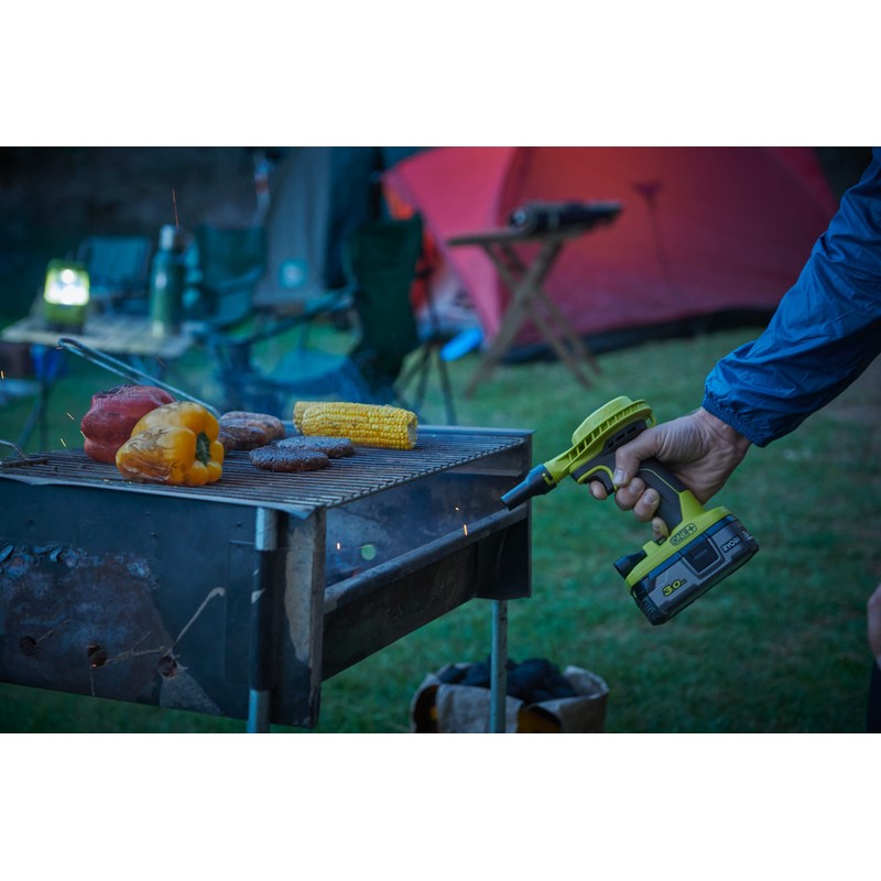 Ryobi R18VI-0 Inflator, 18 V, Hyper Green