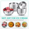 Funnymoom 8 Pack 24 oz Stainless Steel Bowls Double Walled