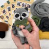 Bergin & Bath Needle Felting Kit, Raccoon - Make a