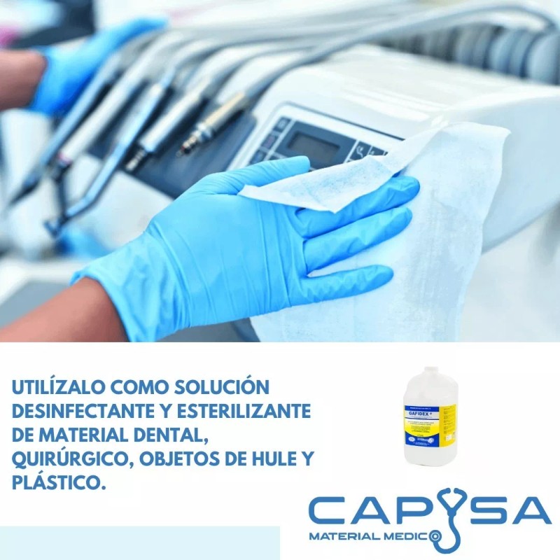 Gafidex Envase Con 4 Lts. Glutaraldehido Al 2%