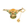 Magic Genie Lamp Exquisite Colorfast Eye Catching Alloy Embossed Pattern