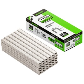 meite 71/06 22 Gauge 304 Stainless Steel Upholstery Staples, 3/8-Inch Crown with 1/4-Inch Leg Length, Heavy Duty Staples for Construction, Furniture, Crafts & DIY Projects (5 Boxes)