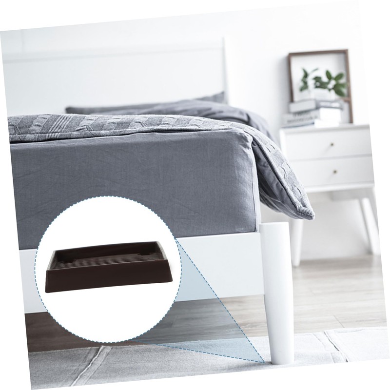 COHEALI 4Pcs Non Slip Furniture Caster Cups Durable Floor Protectors