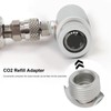 CO2 Refilling Adapter CGA320//TR21-4 Soda Valve Connector ASA Accessories Silver
