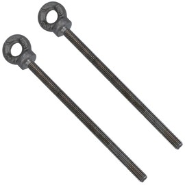 2 Pack BS Standard M10 Long Shank Eye Bolt Harness Point 250kg SWL