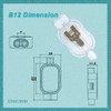 Waterproof Wire Connectors Quick Inserted IP68 Moisture Guard Weatherproof Single-core
