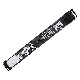 VOODOO VODC22D Oval Hard Pool Cue Case, Deluxe Hard Billiard Pool Cue Stick Carrying Case 2x2, Multi