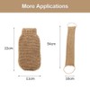 Jute Back Scrubber for Shower for Men and Women, Jute