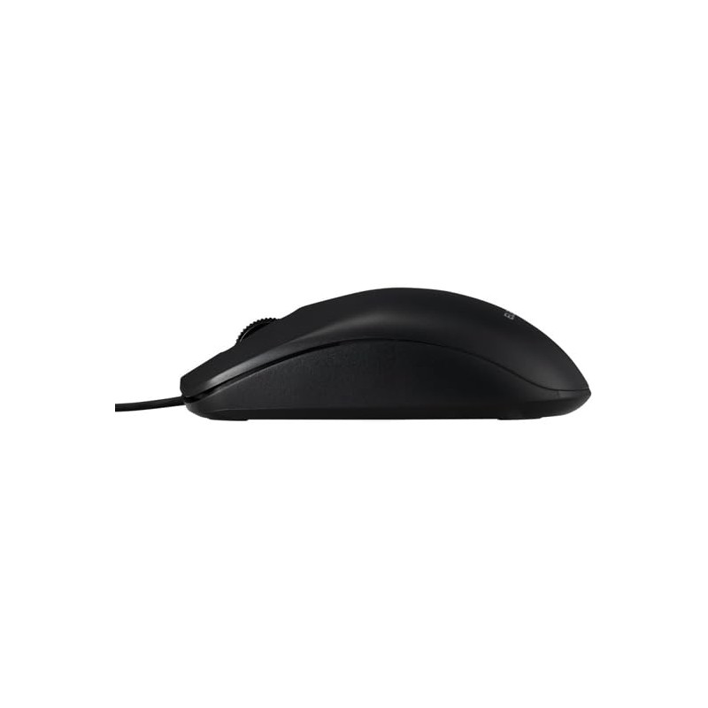 Elecom M-K8URBK Corporate Mouse, Wired Optical Mouse, 3 Buttons, Eco