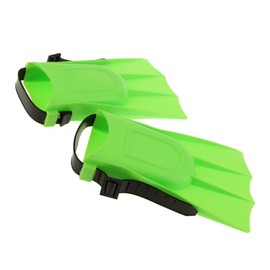 CORHAD Swimming Training Fliers Snorkeling Fins Green Adjustable Flippers for Swimming Diving