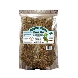 Aquatic Turtle Treat w/Fish Shrimp Mealworms Superworms Silkworm Pupae Crickets & Locusts - 2 lb
