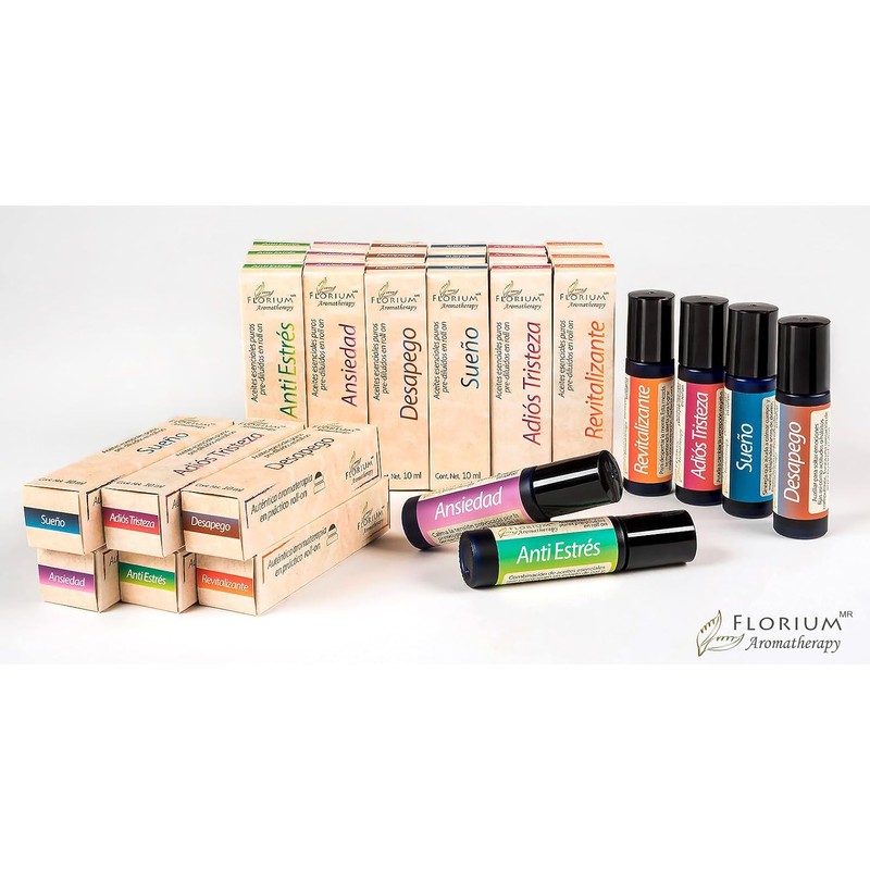 Revitalizante - Roll-on de Aceites Esenciales de Aromaterapia - 10