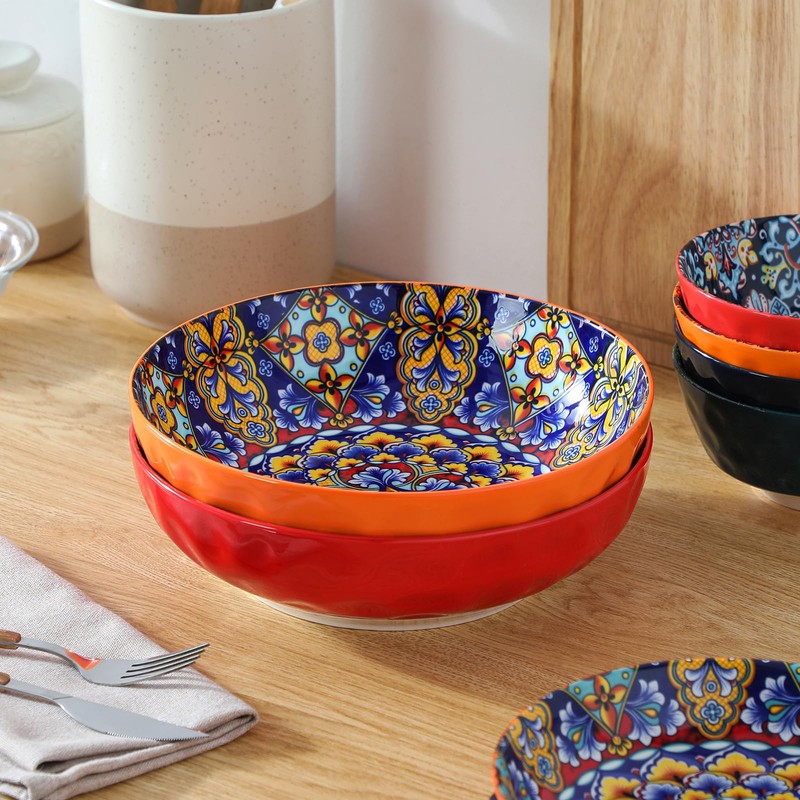 vancasso Large Serving Bowls, 78 Oz Extra Large Salad Bowls