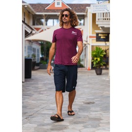 Maui Rippers Men's 24" Cotton Ripstop Cargo Walk Short Easy Adjust Waistband (Black, 36)