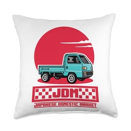 Mini Truck Kei Japan Micro Truck 4wd Off Road Light Truck Throw Pillow