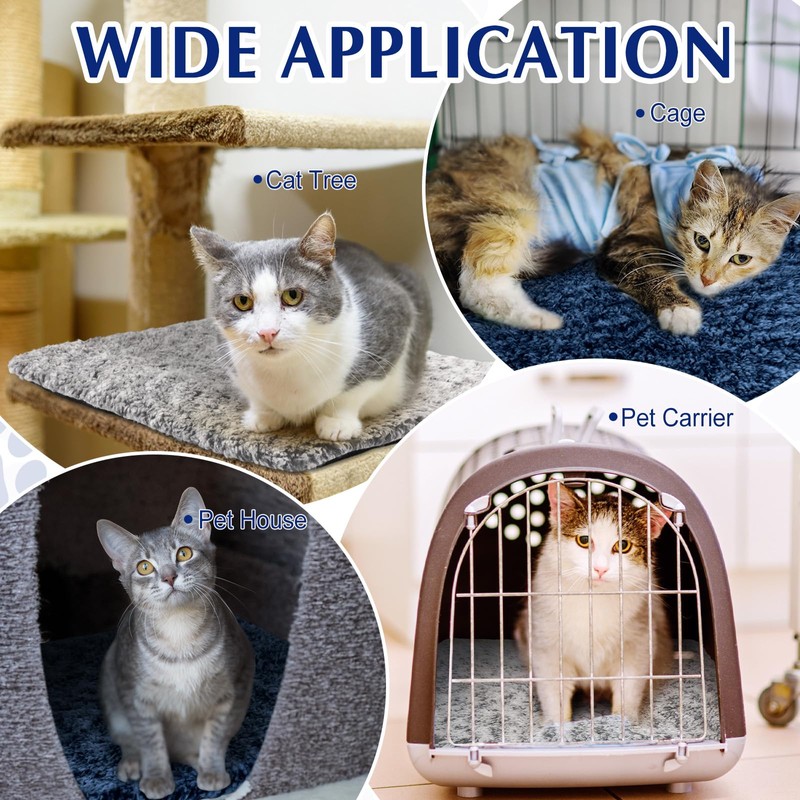 Drydiet 4 Pack Self Warming Cat Pads Self Heating Cat