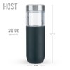 HOST Freeze Double Walled Insulated Water Bottle Freezer Cooling Tumbler