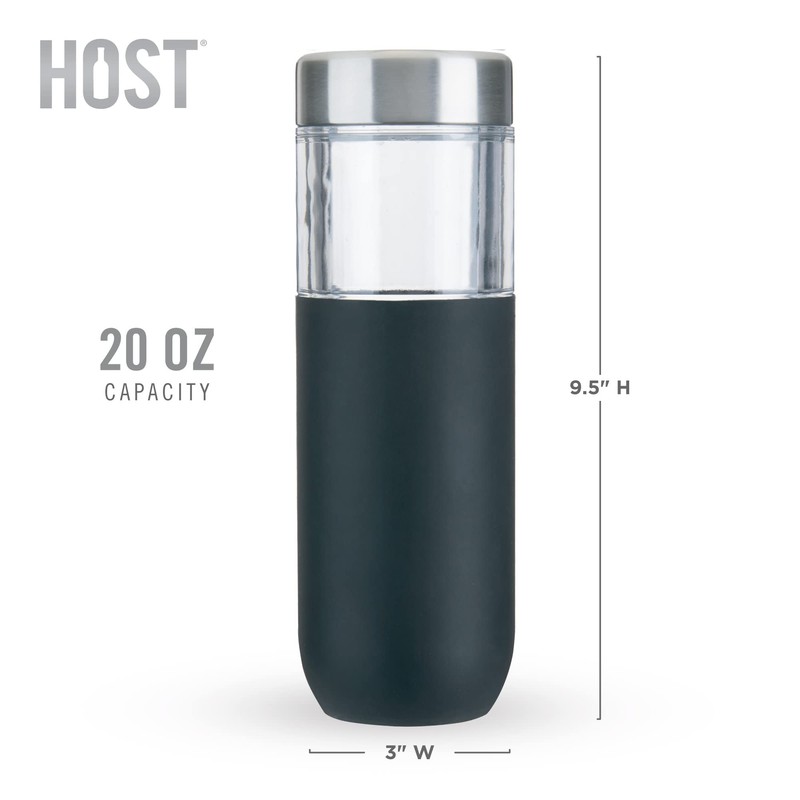 HOST Freeze Double Walled Insulated Water Bottle Freezer Cooling Tumbler