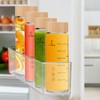 Olivego 16oz Juice Bottles - 4 Pack Wide Mouth Glass