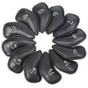 Leather Golf Headcovers Irons Set 12 Pcs Club Iron Head