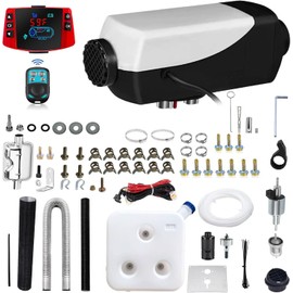 ZHIBANG Diesel Air Heater Unique Intelligent 12V/8KW Parking Heater，Diesel Heater with Smart LCD Display, 10L Fuel Tank and Muffler, Suitable for RV, Trailer, Truck, Boat